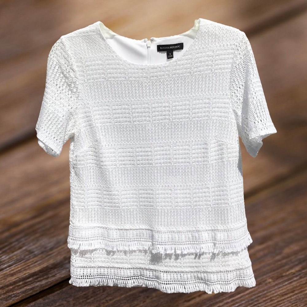 Banana Republic Short Sleeve Top Sz S